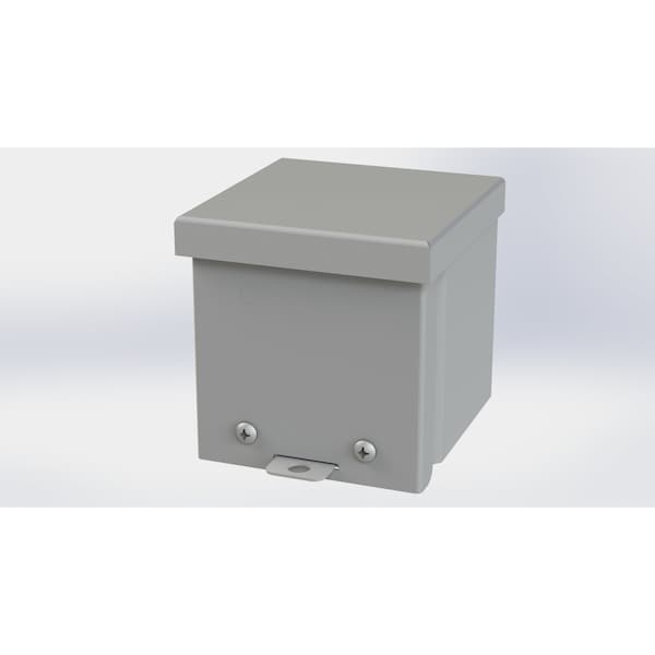 Saginaw Control & Engineering Galvannealed Steel Enclosure, 4 in H, 4